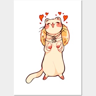 Cat Love Posters and Art